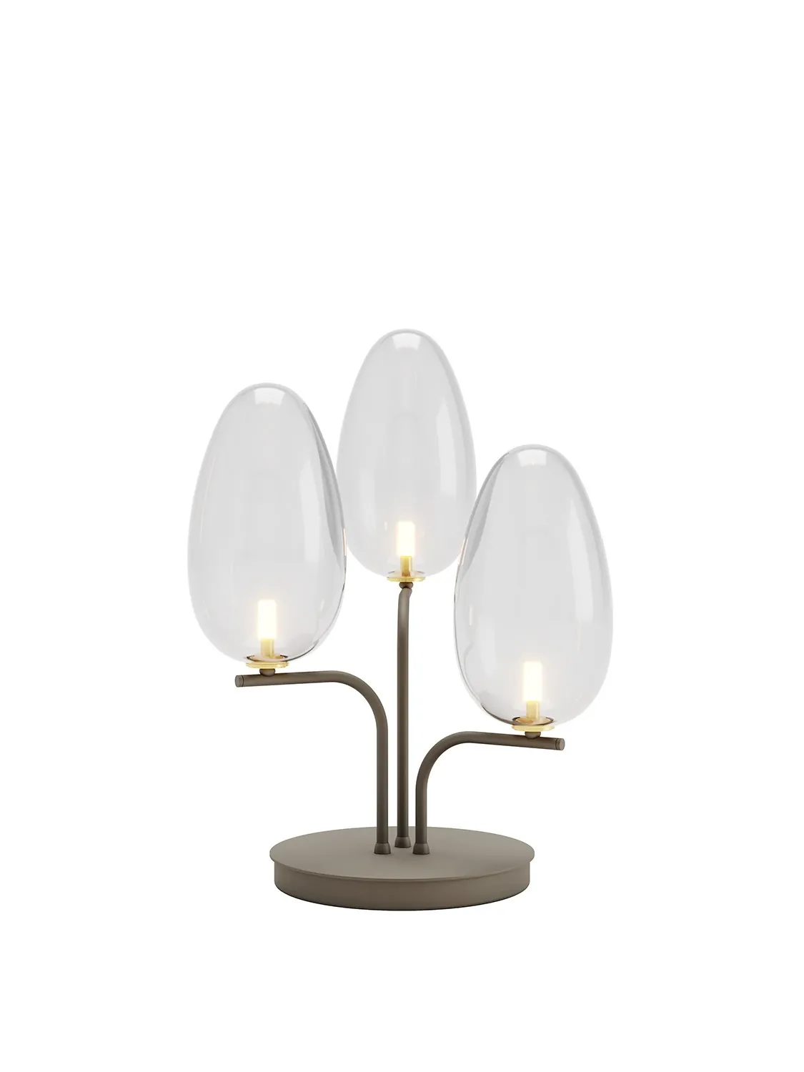 Lampada a tre sfere, render finale