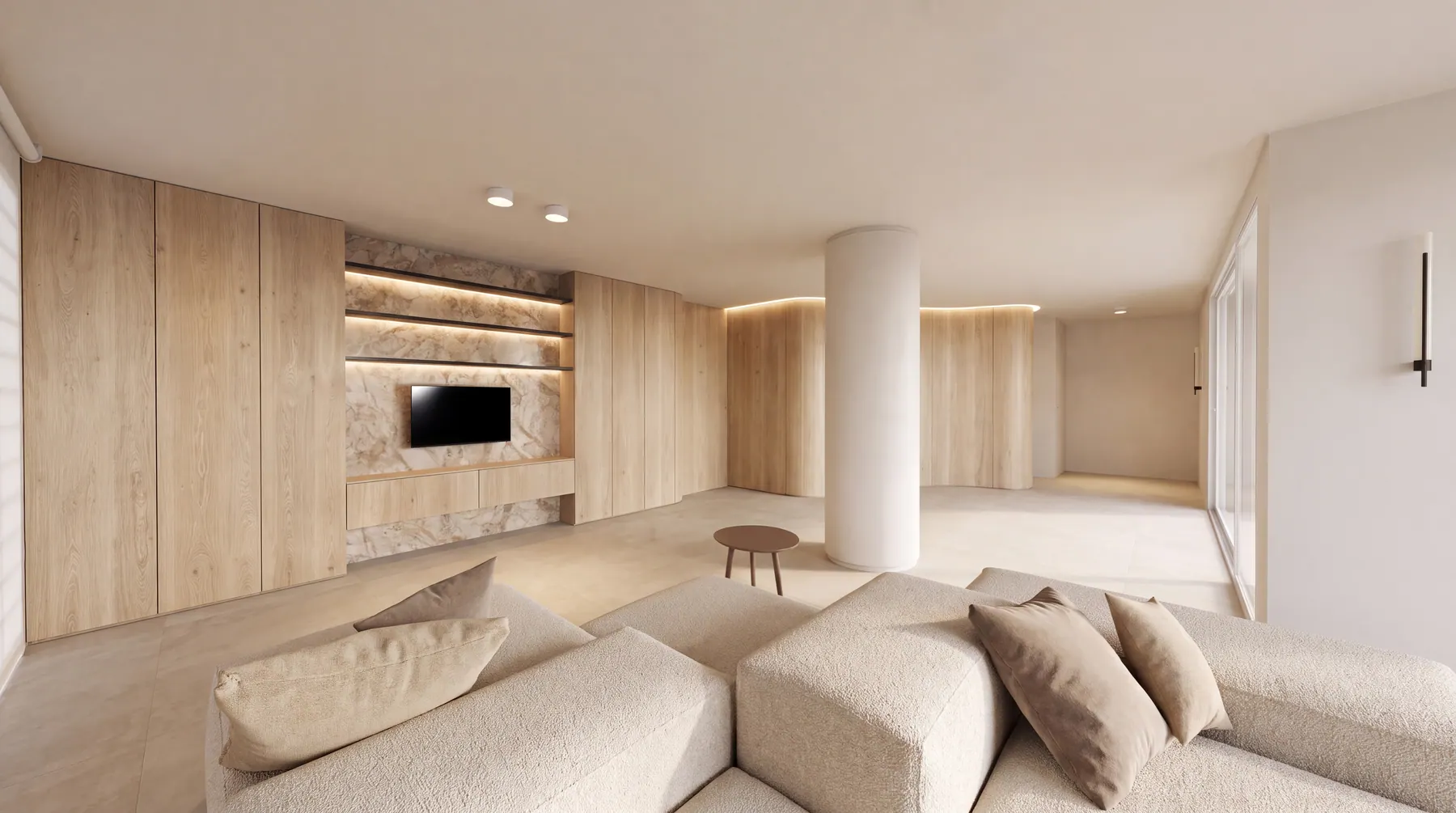 Villa B, interni, 1